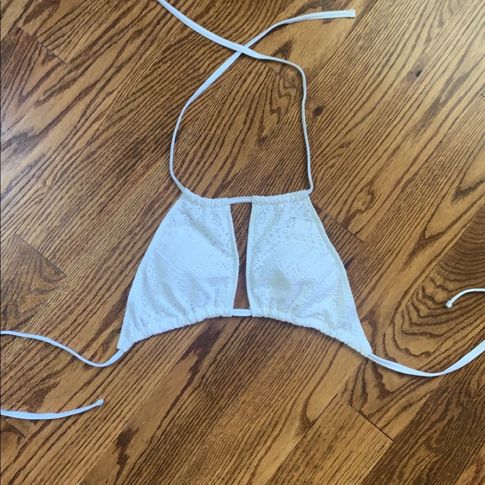 XS White Abercrombie & Fitch Bikini Top